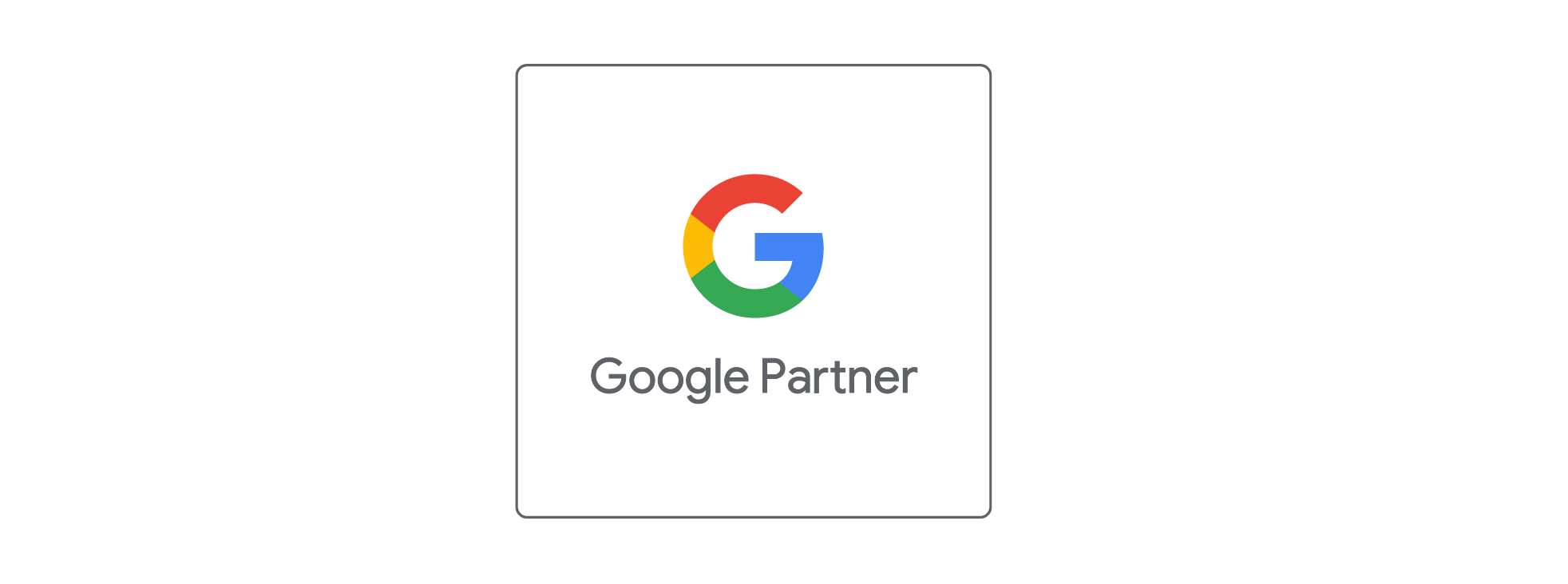 Google Nieuwe Google Partner badge voorbeeld